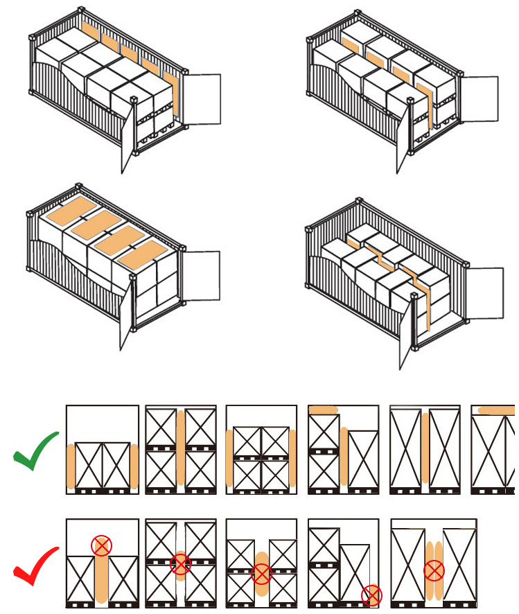 Túi khí chèn hàng Dunnage Air Bag – Túi khí chèn container là một giải pháp đơn giản và dễ sử dụng để bảo vệ hàng hóa trong quá trình vận chuyển. Người sử dụng chỉ cần thổi túi khí lên đúng mức cần thiết và đặt vào trong container. (hình 8) Túi khí chèn hàng Dunnage Air Bag – Túi khí chèn container là một giải pháp đơn giản và dễ sử dụng để bảo vệ hàng hóa trong quá trình vận chuyển. Người sử dụng chỉ cần thổi túi khí lên đúng mức cần thiết và đặt vào trong container. (hình 8)