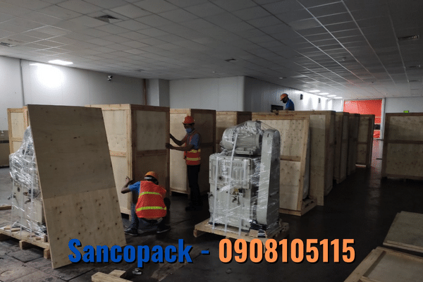 Dự Án Đóng Kiện Gỗ Cho Máy Bơm Chân Không - Sancopack – hình 3