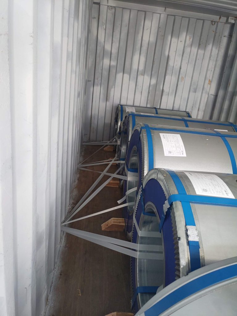 Lashing Cuộn Thép Trong Container – hình 2 Lashing Cuộn Thép Trong Container – hình 2